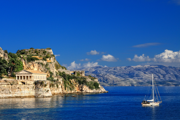 How to get from Athens airport to Corfu