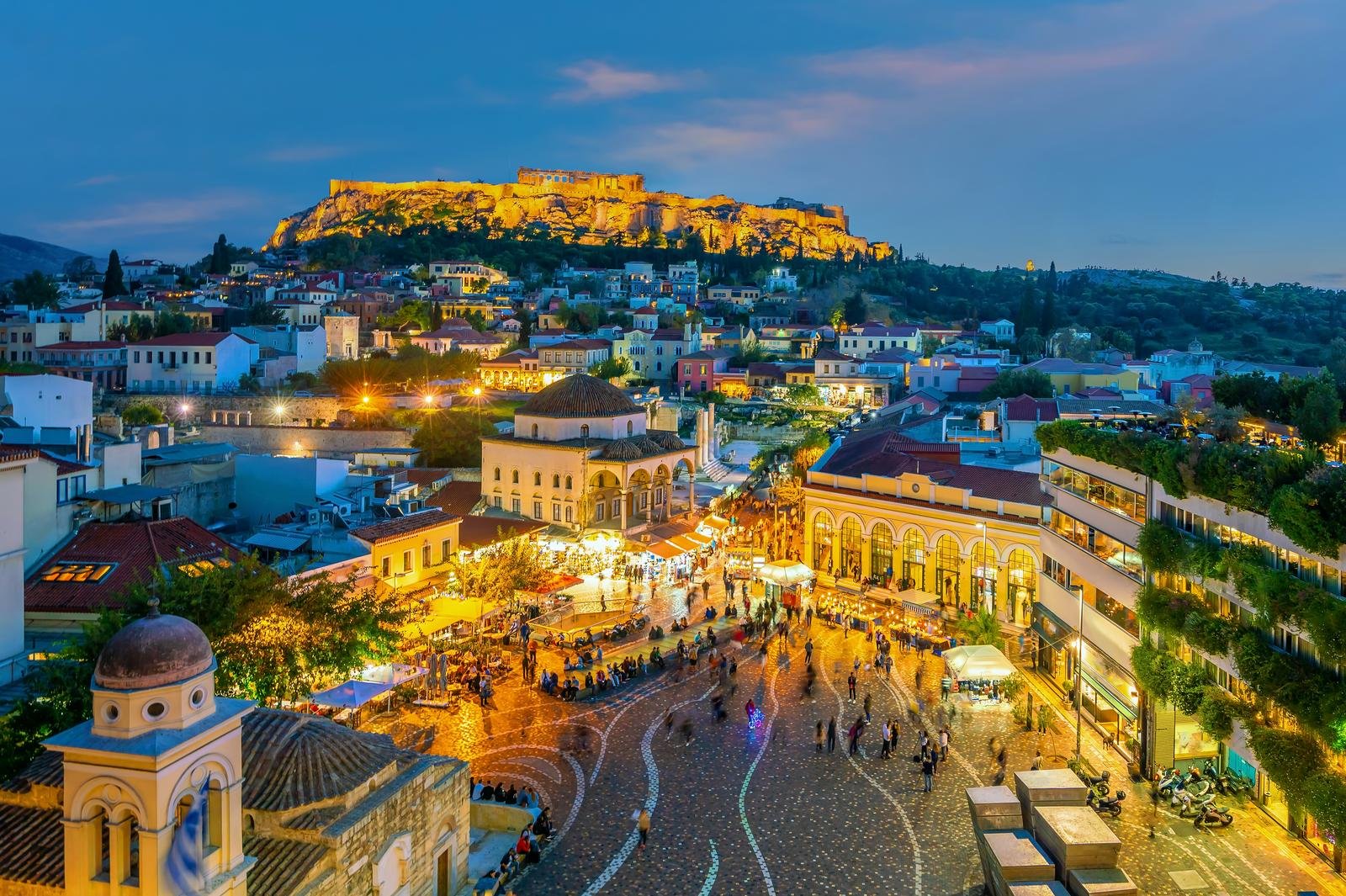 How to get from Athens airport to Monastiraki