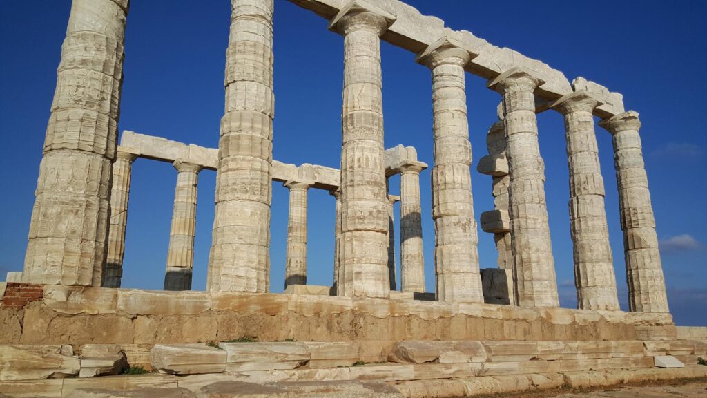 How to get from Athens to temple of poseidon