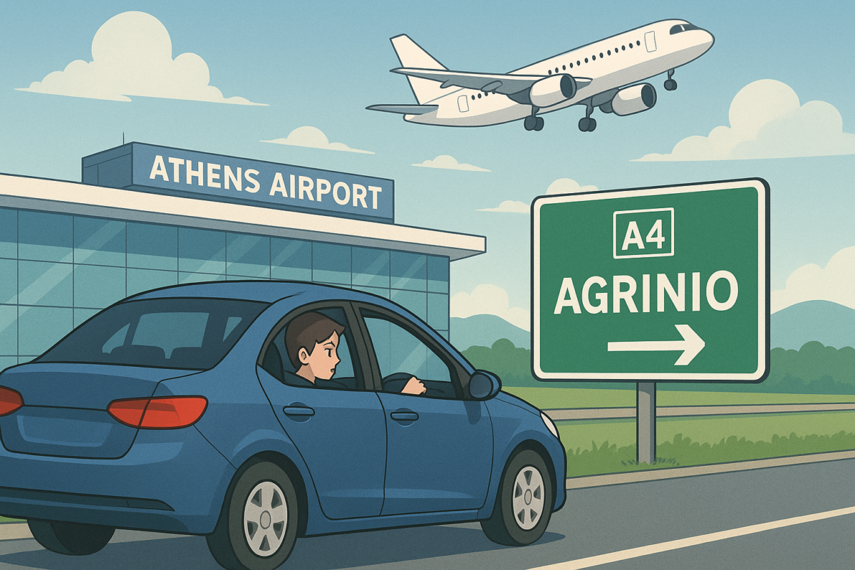 Private transfer from Athens Airport to Agrinio